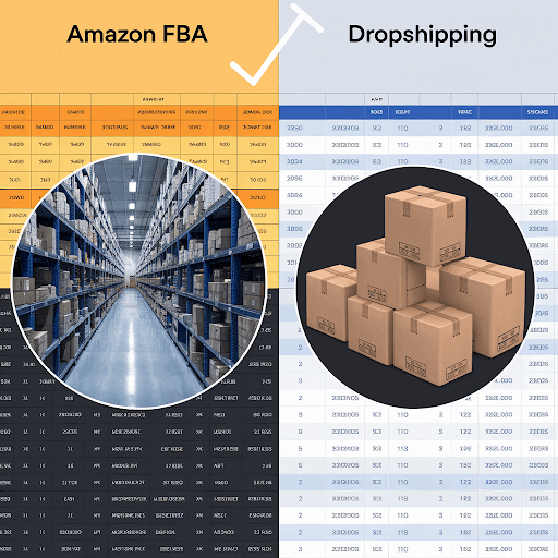 A comparison of Amazon FBA and dropshipping