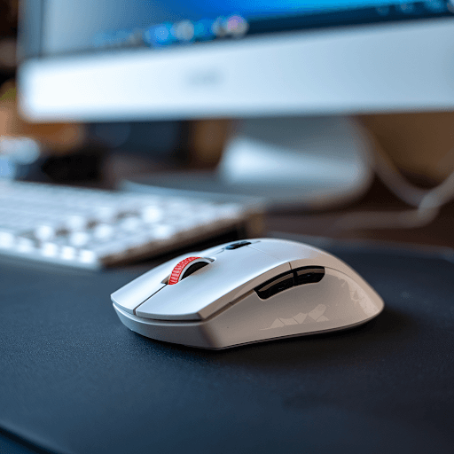A photo of a main image of a mouse on the product page of Amazon