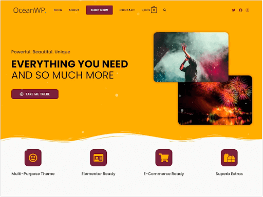 Oceanwp Ecommerce theme