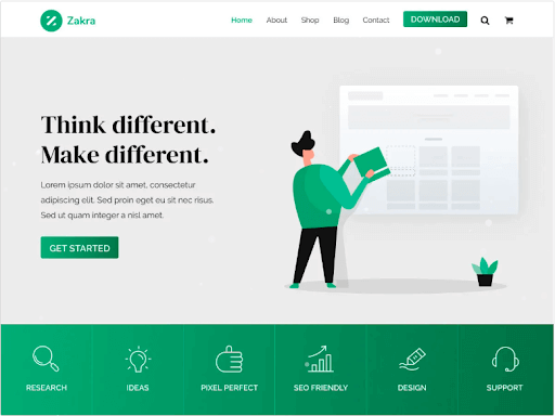 Zakra WordPress Ecommerce theme